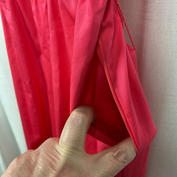 Lane Bryant Hot Pink Full Length Jumpsuit Sz.14W - Picture 5 of 13